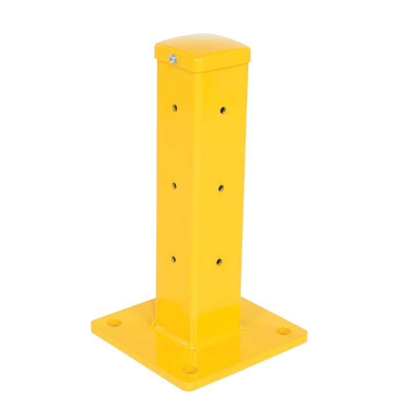 Vestil GR-F2R-DI-TP18-YL Steel Rigid Tube Post Drop In Style