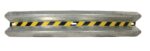 Vestil GR-H2R-CRV-BO-6-HDG Galvanized Steel Curved Guard Rail 2