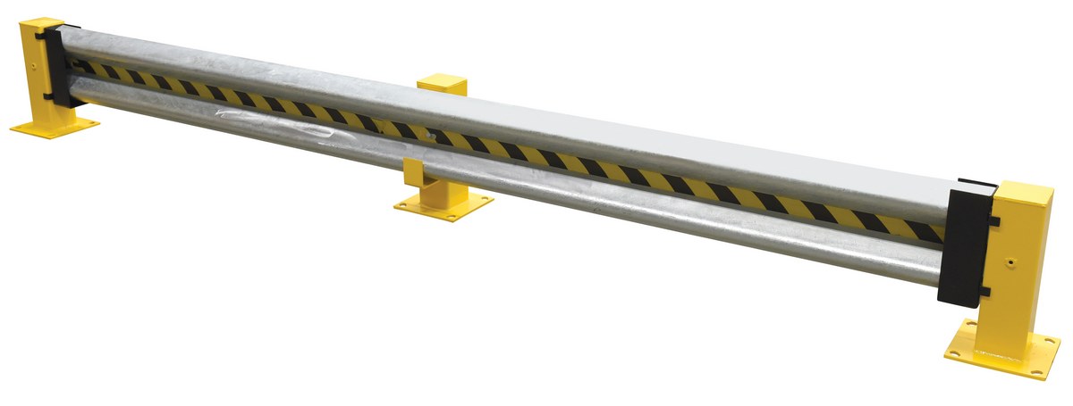 Vestil GR-H2R-DI-12-HDG Galvanized Steel Drop In Guard Rail 3