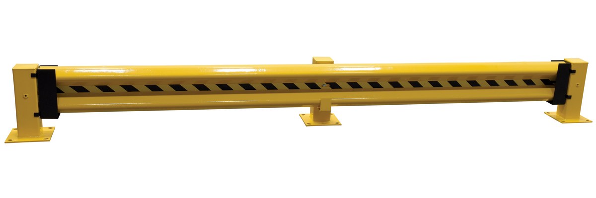 Vestil GR-H2R-DI-12-YL Steel Drop In Guard Rail 2 Ribbed 3