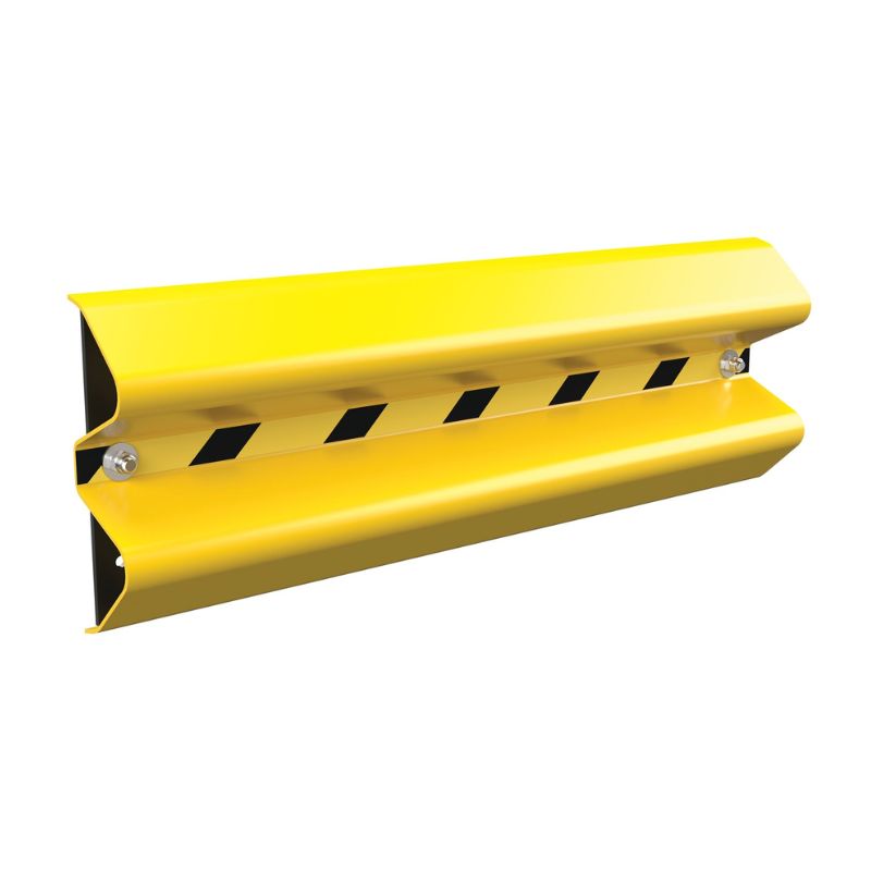 Vestil GR-H2R-WM-3-YL Steel Guard Rail Wall Mount