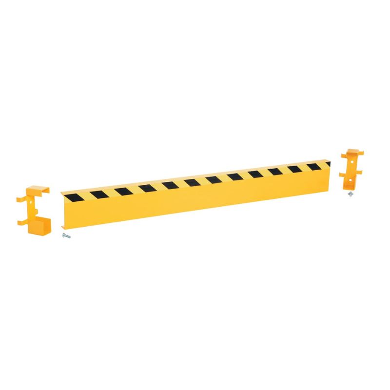 Vestil GR-STC8-DI-6-YL Steel Channel Guard Rail with Bracket