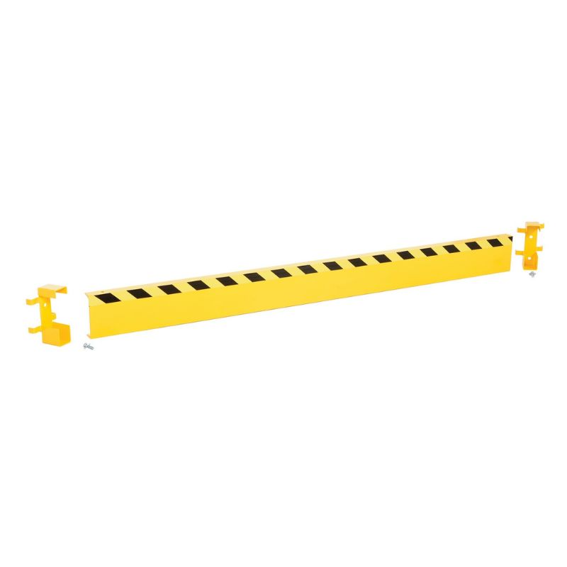 Vestil GR-STC8-DI-8-YL Steel Channel Guard Rail with Bracket