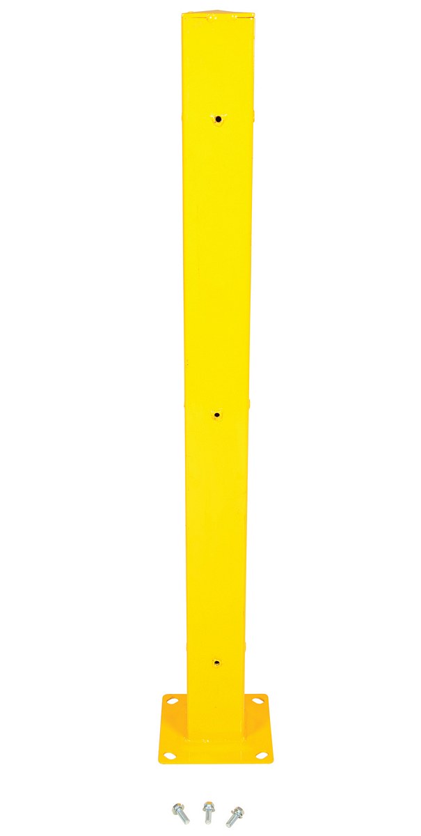 Vestil GR-STC8-DI-TP60-YL Steel Tubular Mounting Posts with Drop In Style Bracket 2