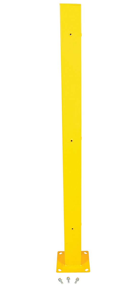 Vestil GR-STC8-DI-TP72-YL Steel Tubular Mounting Posts with Drop In Style Bracket 2