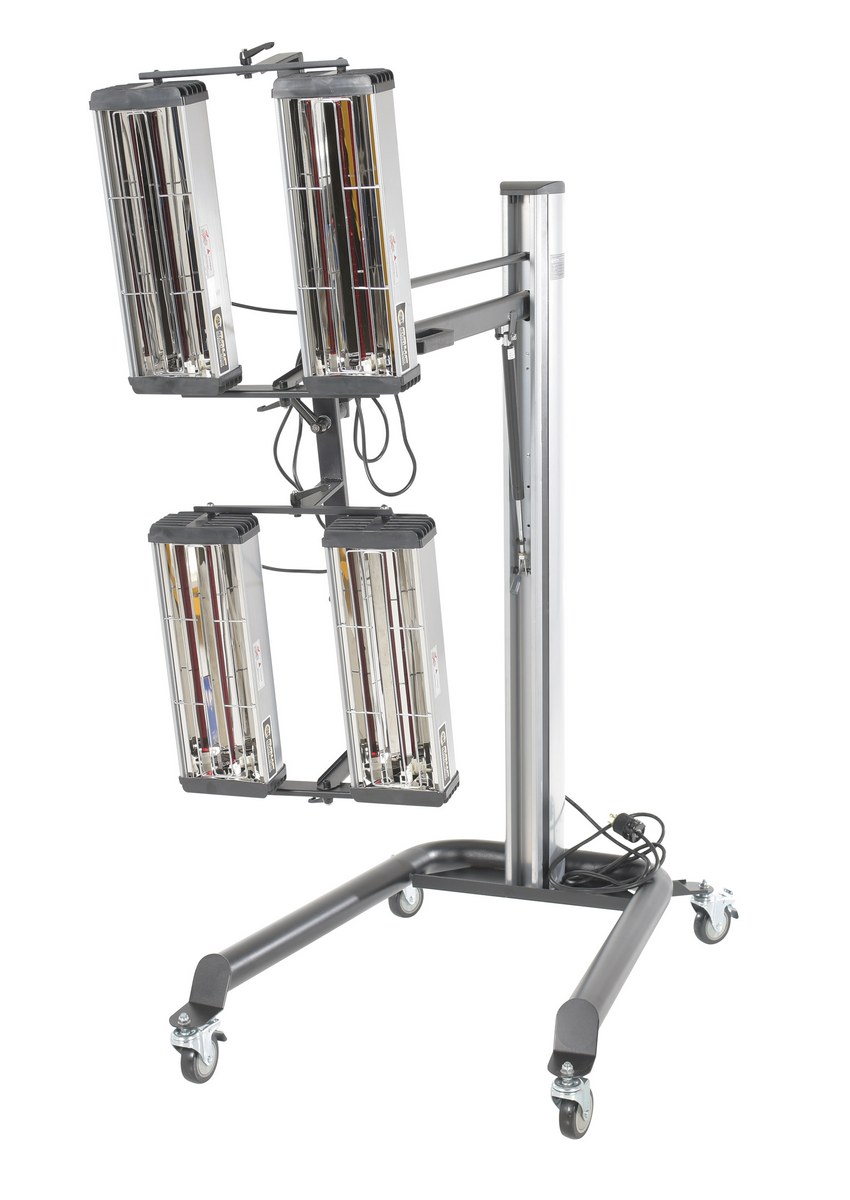 Vestil HEAT-4P-230-1 Steel Infrared Heater 1