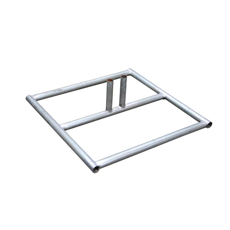Vestil HRAIL-BASE Galvanized Steel Construction Safety Barrier Base