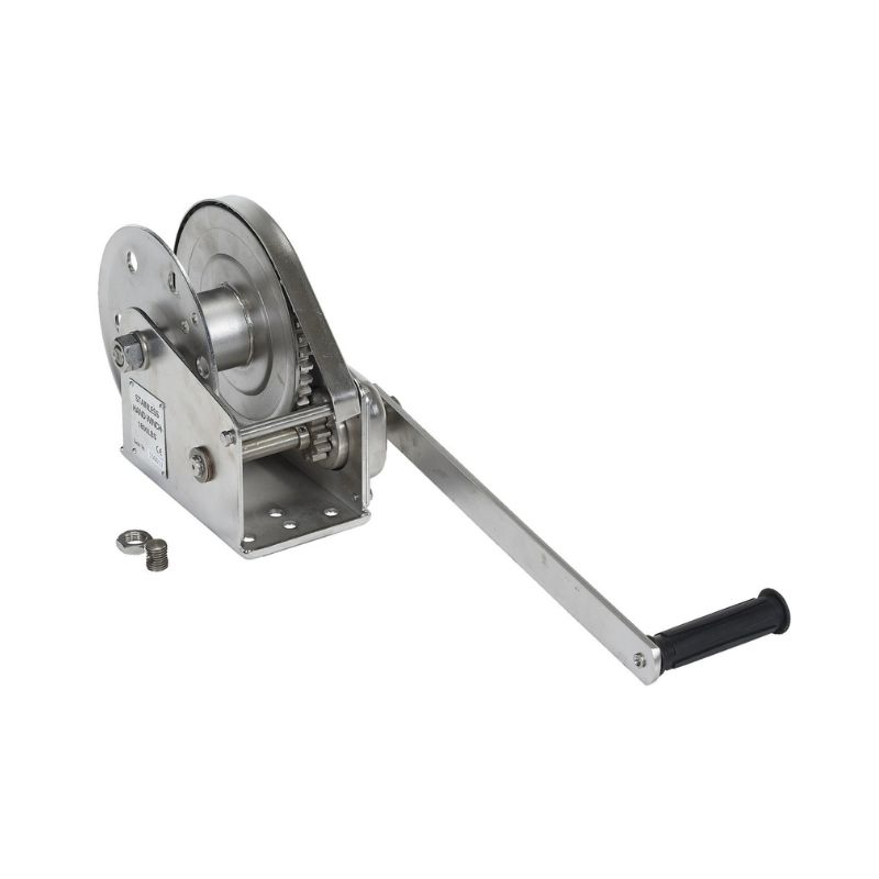 Vestil HWSS-1800-NR Stainless Steel Hand Winch 1800 Lb. Capacity