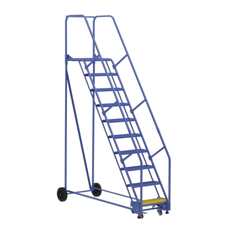 Vestil LAD-10-21-G Steel Rolling Warehouse Ladder