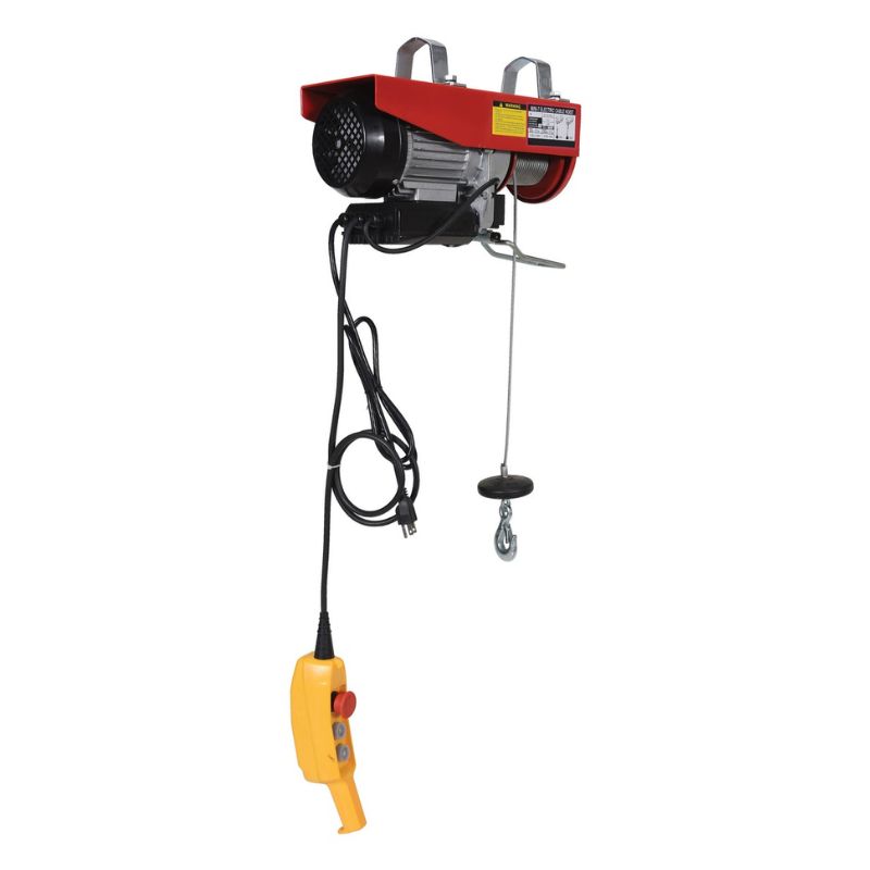 Vestil MINI-7 Steel Mini Cable Hoist Option 750 Lb. Capacity Red