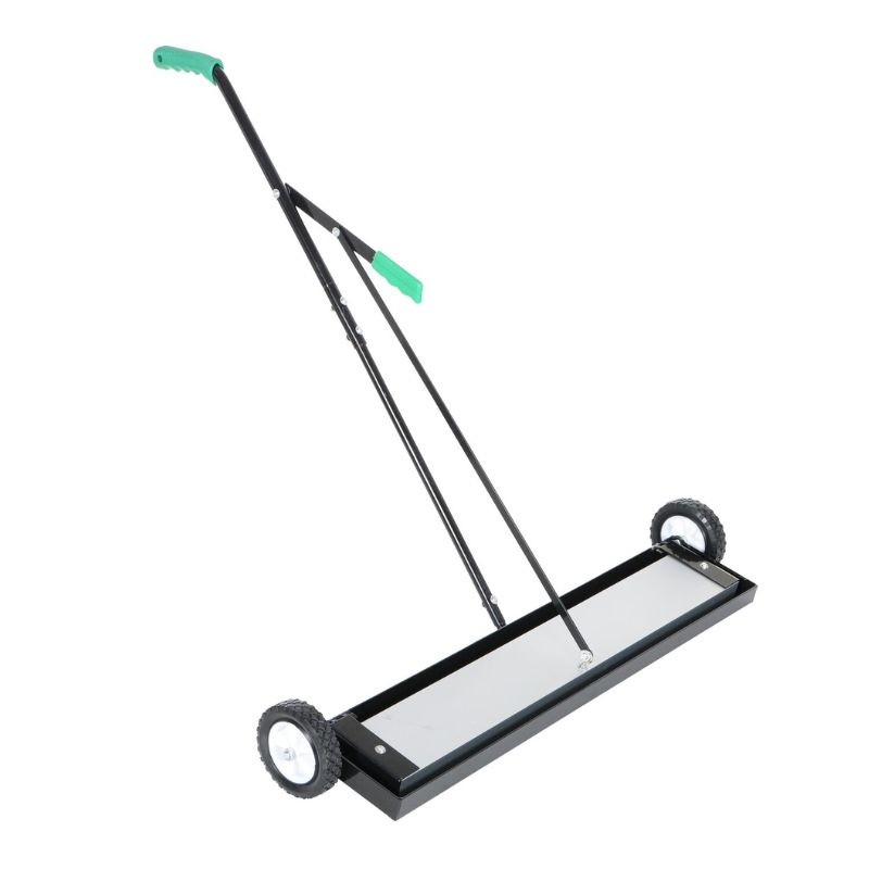 Vestil MPSR-36-B Magnetic Push Sweeper with Bended Handle 70 Lb. Capacity