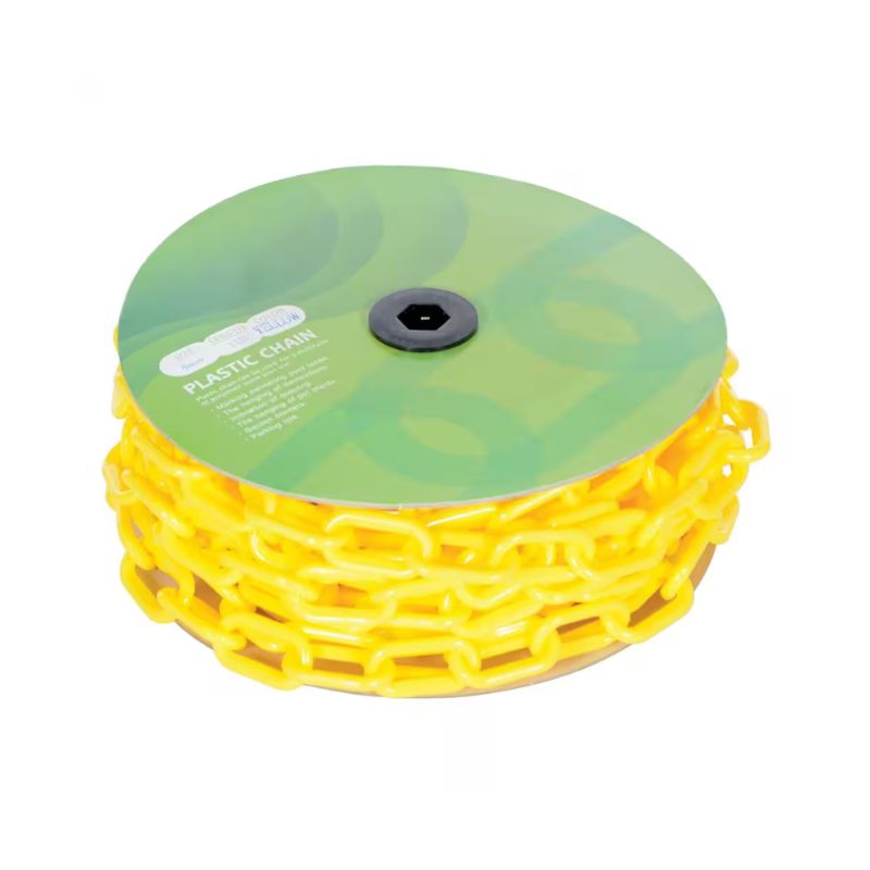 Vestil PCB-Y-CN Yellow Plastic Chain Barricade