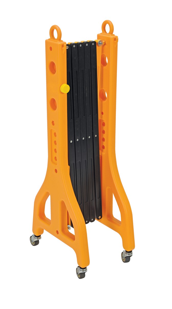 Vestil PEXGATE-30-C Plastic Expand-A-Gate with Casters 3