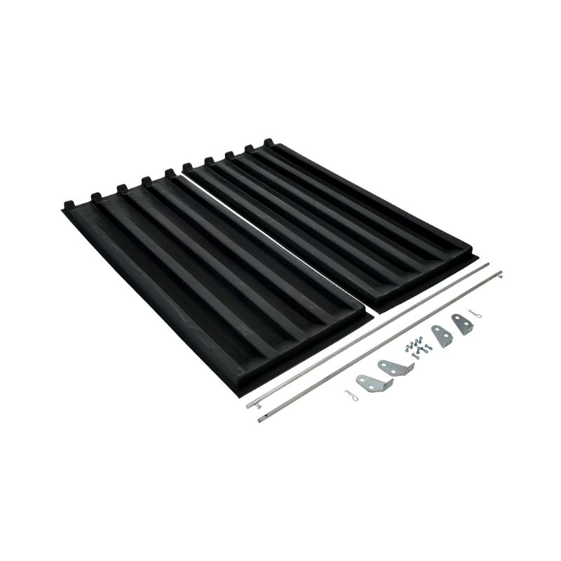 Vestil PLID-D-200 Polyethylene Heavy Duty D Style Hopper Lid