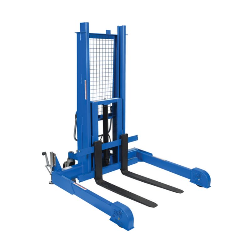Vestil-PMPS-50-AIR-Steel-Pallet-MasterServer-Stacker-Reciprocating-AirOil-Powered