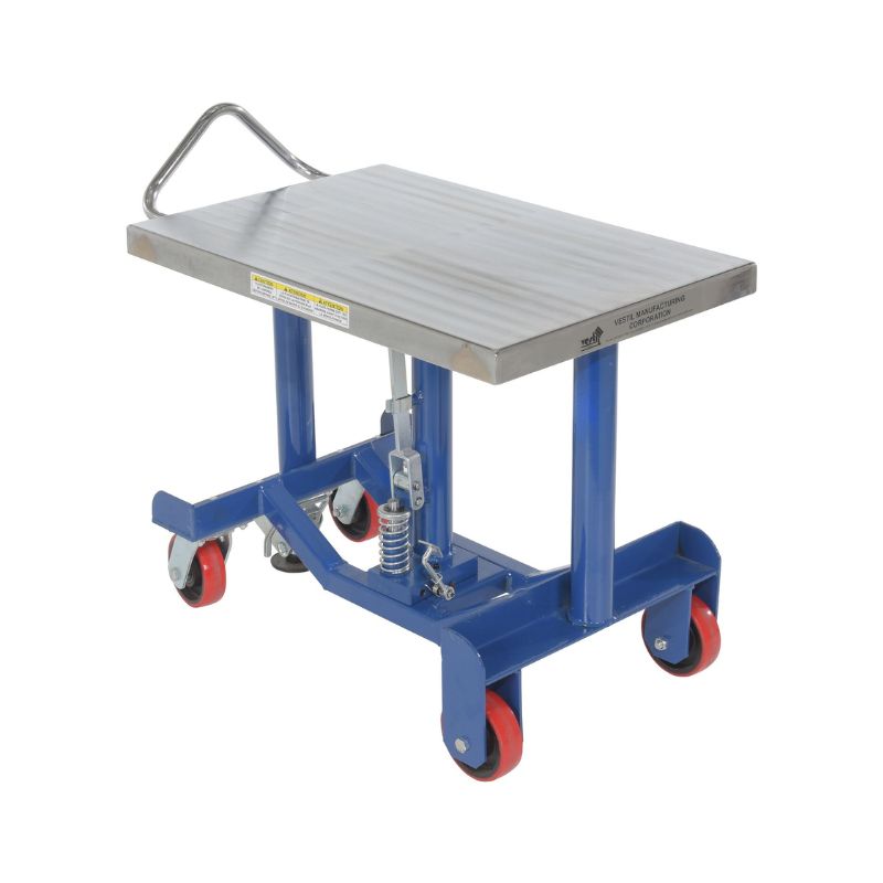 Vestil PT12-10 Steel Low Profile Post Lift Table