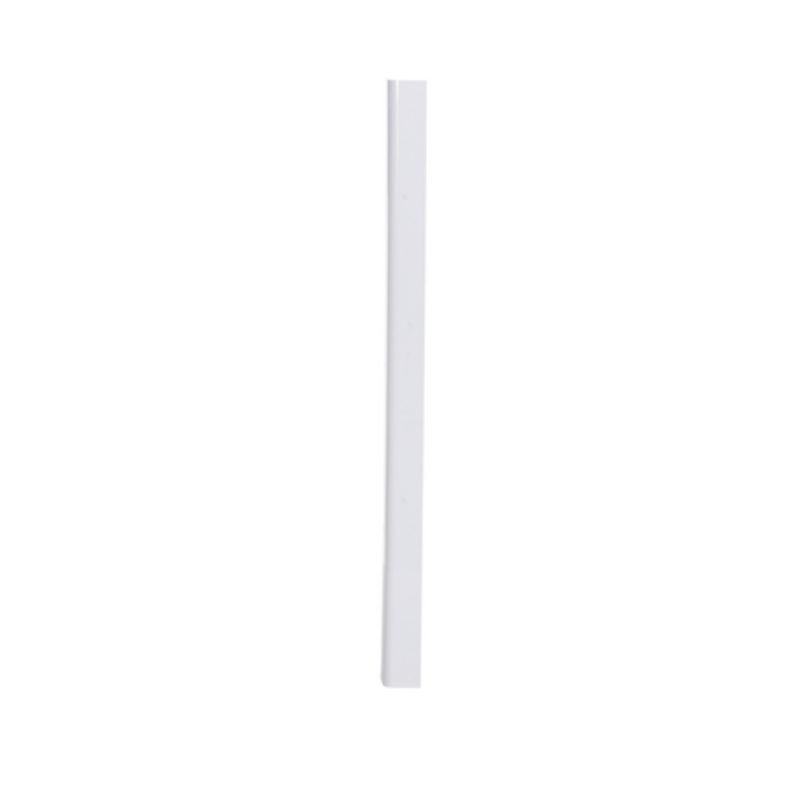 Vestil PVC-48R-WH PVC Plastic Round Corner Guard 90 Degree Rounded White