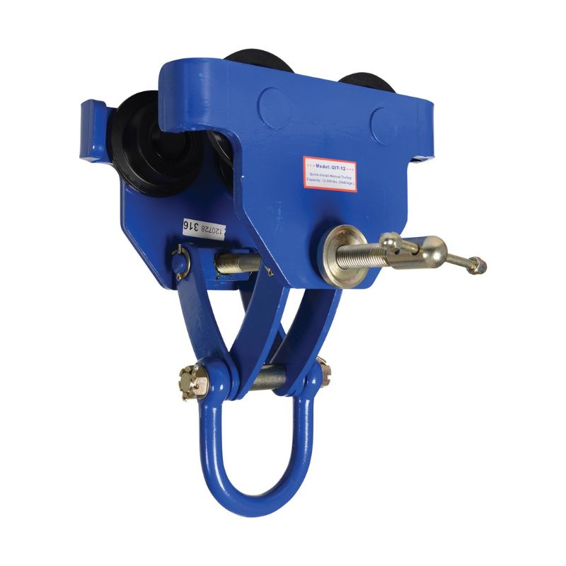 Vestil QIT-12 Steel Quick Install Manual Trolley