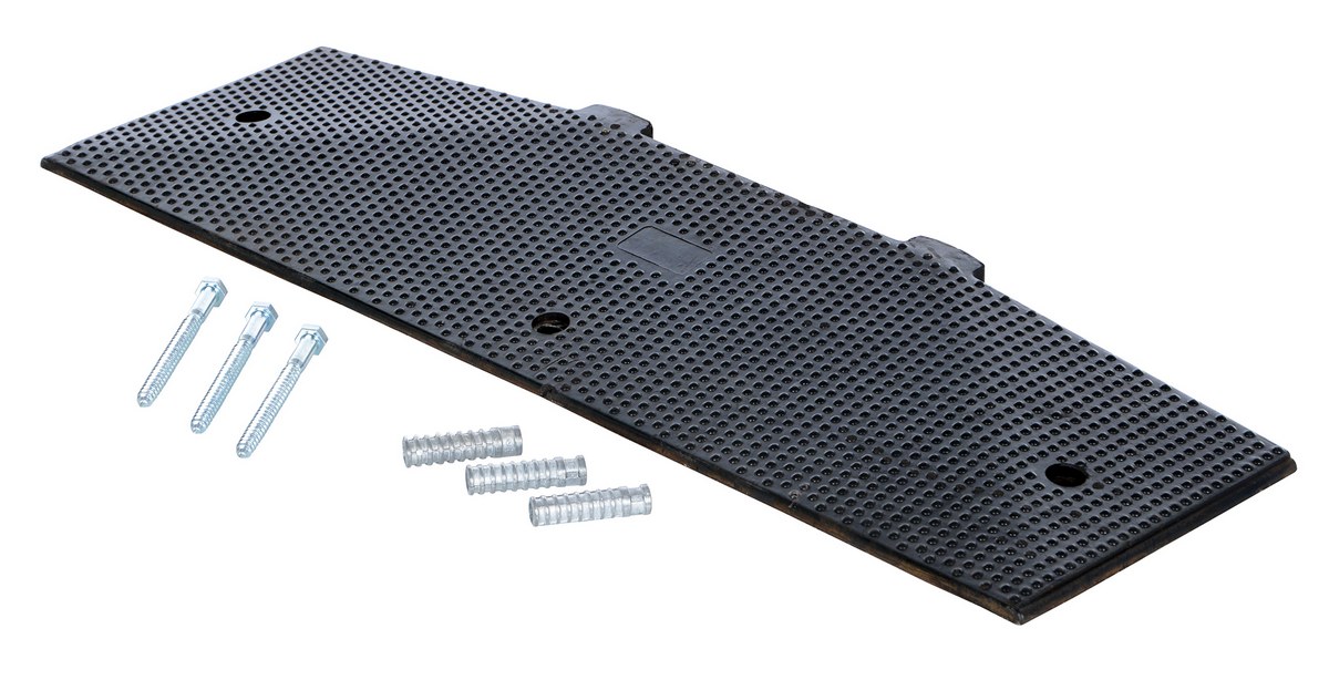 Vestil RSH-120-EM-C Rubber Male End Cap Concrete Hardware 1