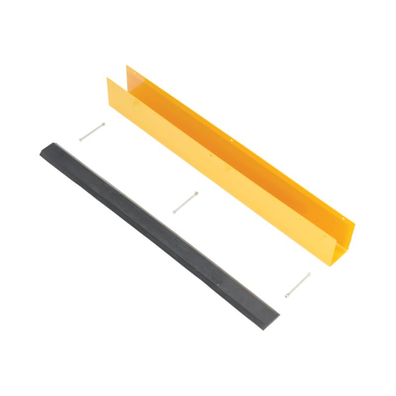 Vestil RUD-36 Steel Rack Guard With Rubber Bumper