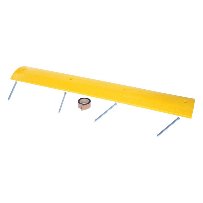 Vestil SBDA-72 Plastic Speed Bump Asphalt Hardwar