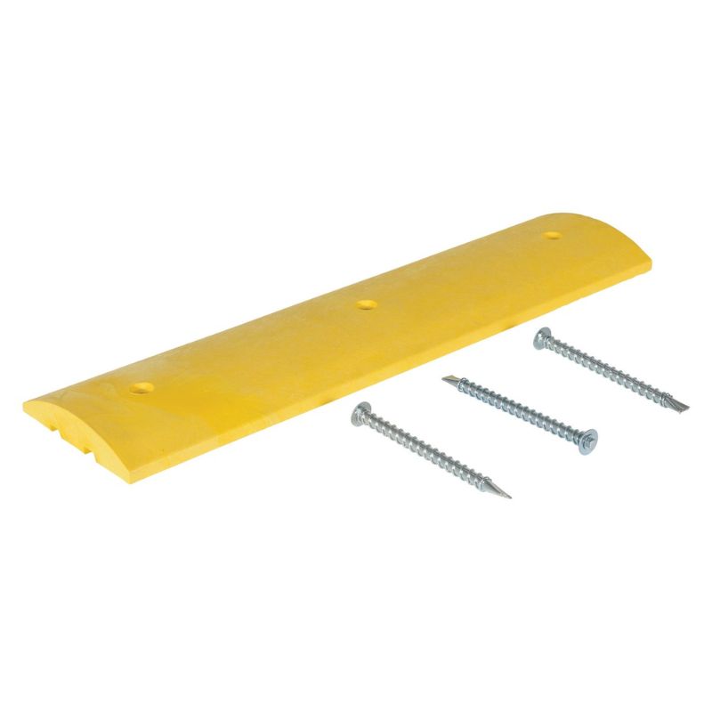 Vestil SBDHA-48 Plastic Heavy Duty Speed Bump Asphalt Hardwar