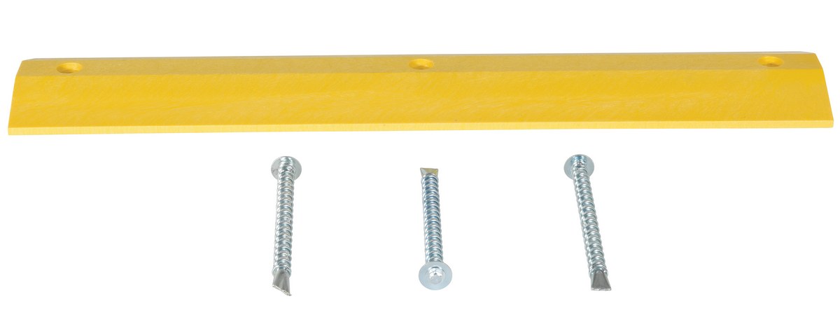 Vestil SBHA-48 Plastic Speed Bump Heavy Duty Asphalt Hardware 2