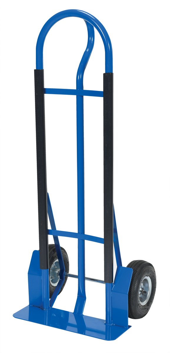 Vestil SPHT-500S-HD Steel Heavy Duty P-Handle Truck with Pneumatic Wheels 1