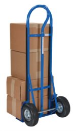 Vestil SPHT-500S-HD Steel Heavy Duty P-Handle Truck with Pneumatic Wheels 3