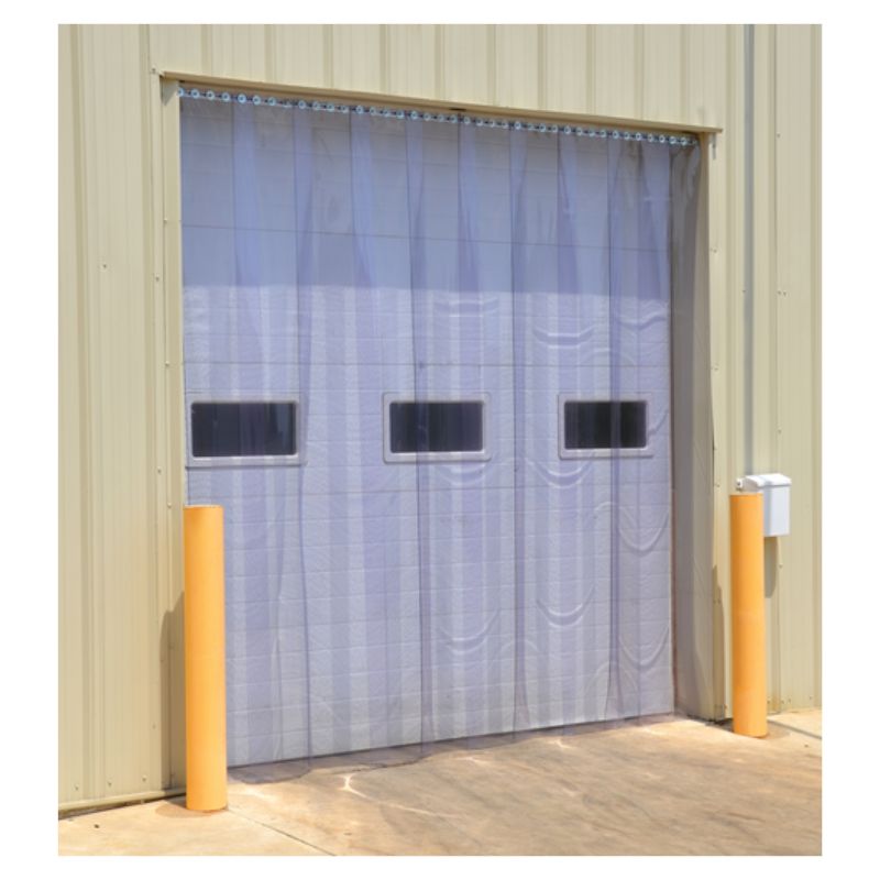 Vestil TG-1600-F-H-144-240 PVC Vinyl Strip Door 1