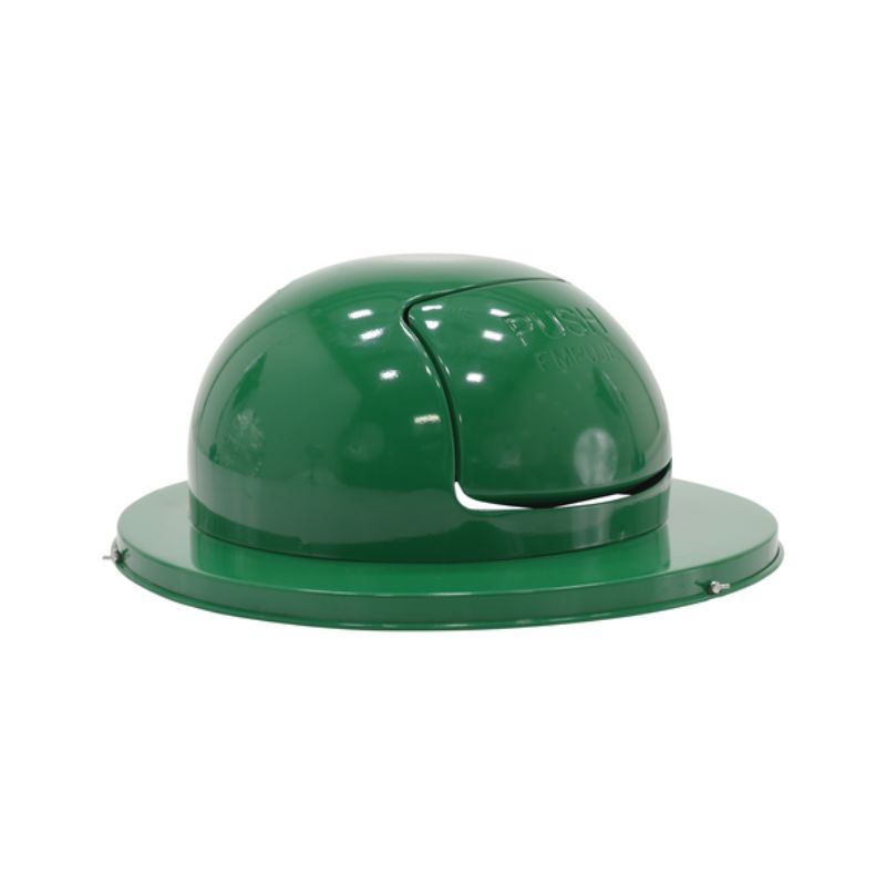 Vestil TRASH-TOP-DD-GN Steel Waste Disposal Top Dual Door