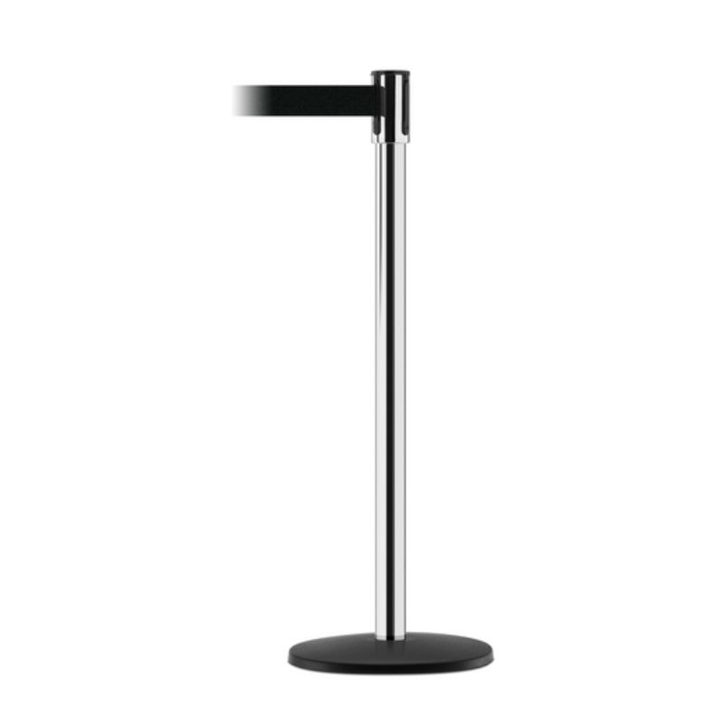 Vestil TSB-13B Steel Post With ABS Plastic Base Cover Tensabarrier