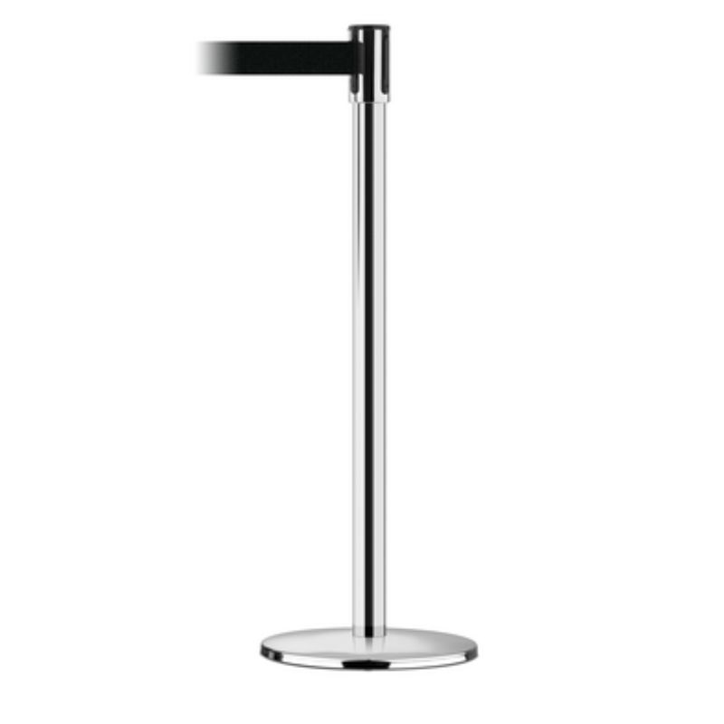 Vestil TSB-13M Steel Post With Steel Base Cover Tensabarrier (1)