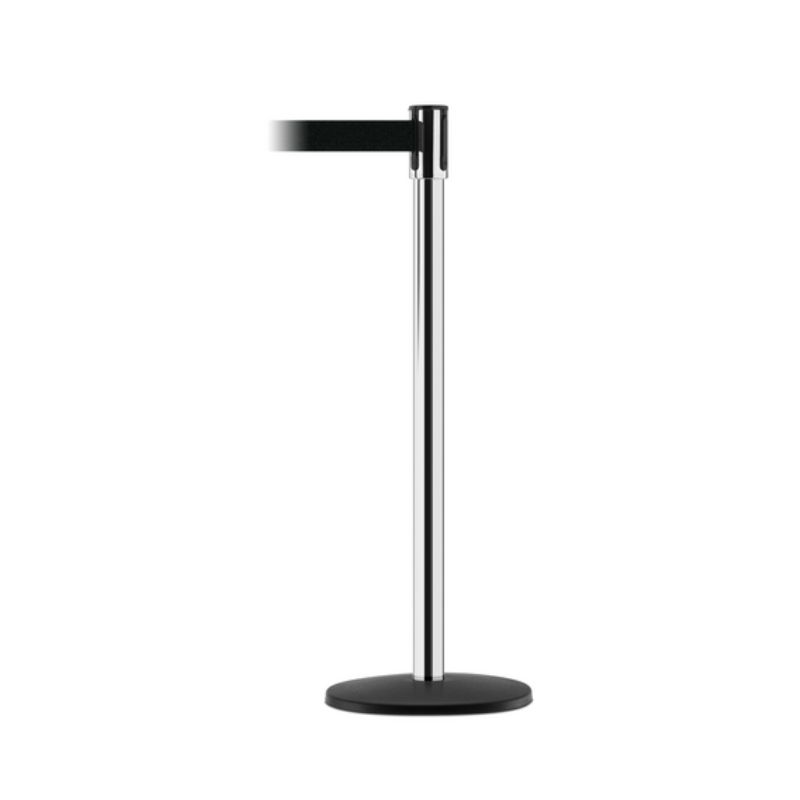 Vestil TSB-7B Steel Post With ABS Plastic Base Cover Tensabarrier