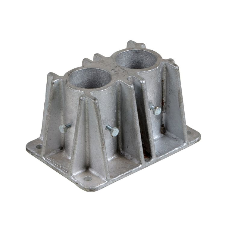 Vestil Vdkr-P102 Steel Pipe Safety Railing Double Socket Vestil Vdkr-P102 Steel Pipe Safety Railing Double Socket