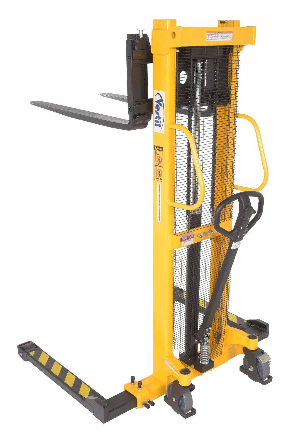 Vestil VHPS-2000-AA Steel Manual Stacker Adjustable Forks-Legs 1