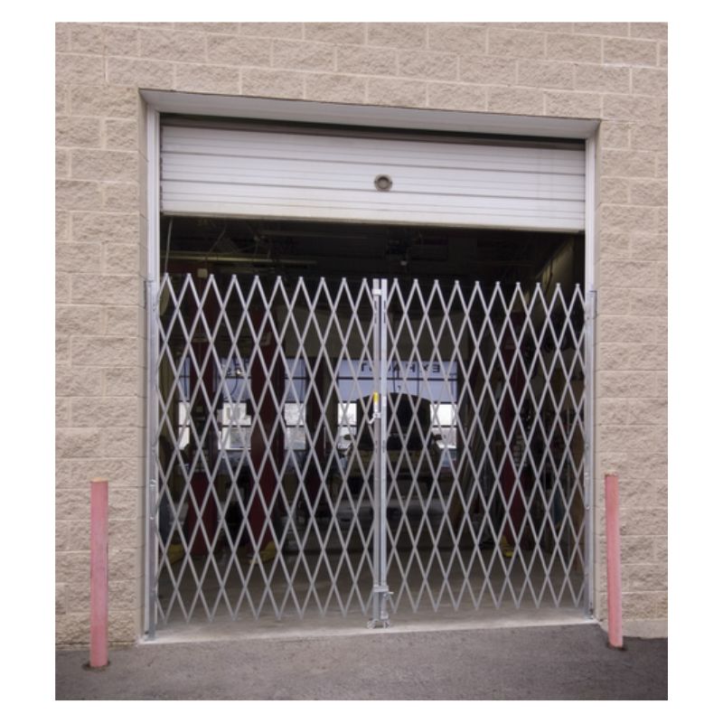 Vestil VPFG-1870 Galvanized Steel Double Fold Scissor Gate (1)