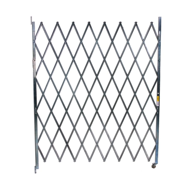 Vestil Vssg-565 Galvanized Steel Single Fold Scissor Gate Vestil Vssg-565 Galvanized Steel Single Fold Scissor Gate