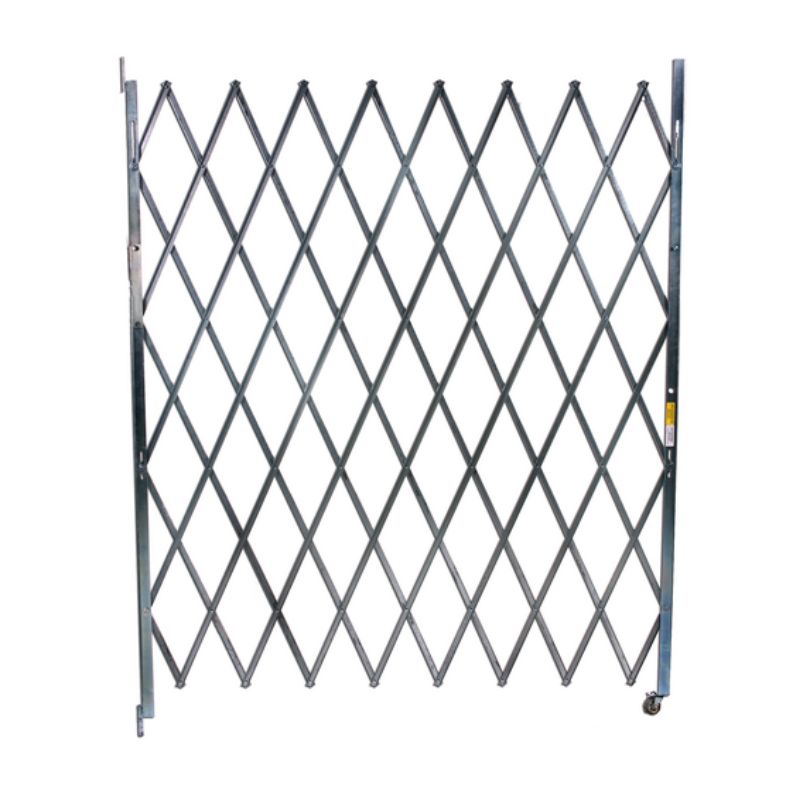 Vestil Vssg-570 Galvanized Steel Single Fold Scissor Gate Vestil Vssg-570 Galvanized Steel Single Fold Scissor Gate