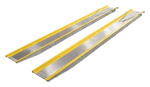 Vestil VTR-7-14-12 Portable Aluminum Twin Vehicle Ramp 1