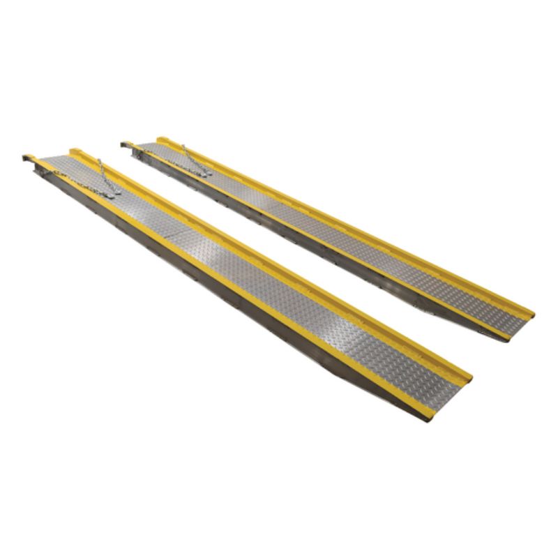 Vestil VTR-7-14-12 Portable Aluminum Twin Vehicle Ramp