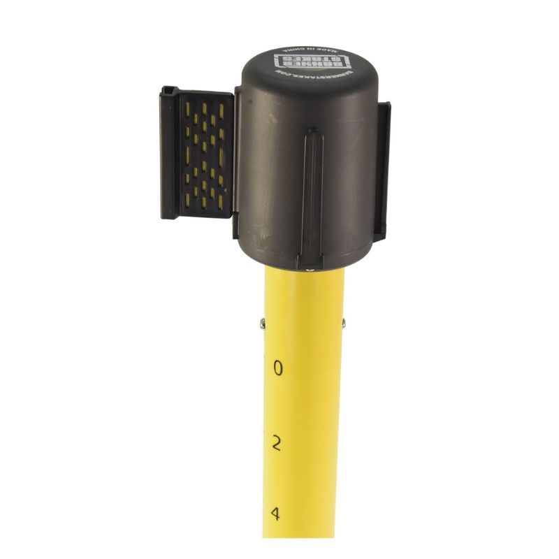 Vestil WBS-CAUTION Plastic Web Barrier Caution Reel Yellow Black