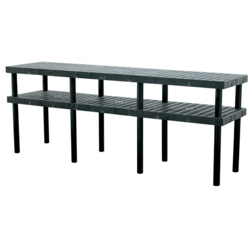 Vestil WBT-G-9624 High-Density Polyethylene Grid Work Bench Table (1)