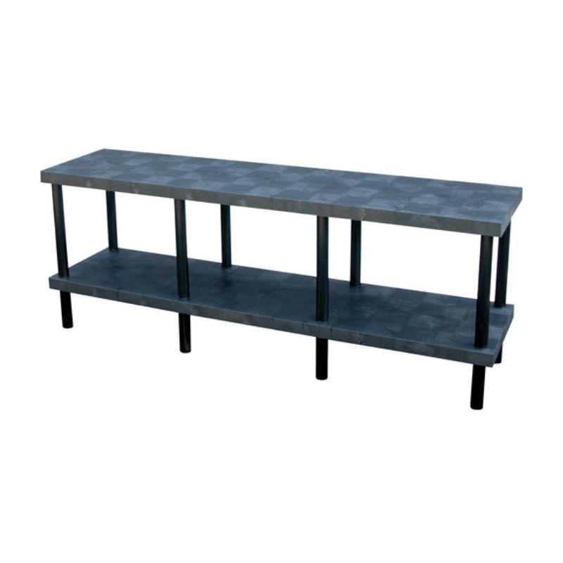 Vestil WBT-S-9624 High-Density Polyethylene Solid Work Bench Table