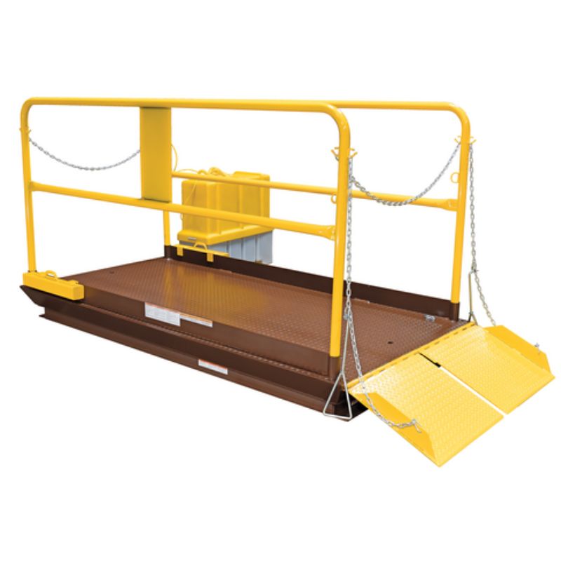 Vestil WL-100-10-88 Steel Premium Truck Scissor Dock Lift (1)