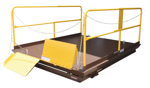 Vestil WL-100-6-810 Steel Premium Truck Scissor Dock Lift 1