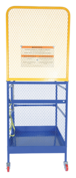 Vestil WP-3648-CA-84B Steel Work Platform With Poly Casters 3