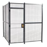 Vestil WPC-8X8-3NC Welded Wire Mesh With Hinged Door (1)