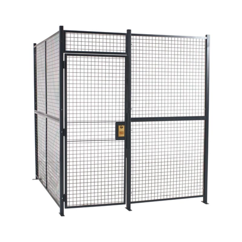 Vestil Wpc-8X8-3Nc Welded Wire Mesh With Hinged Door Vestil Wpc-8X8-3Nc Welded Wire Mesh With Hinged Door