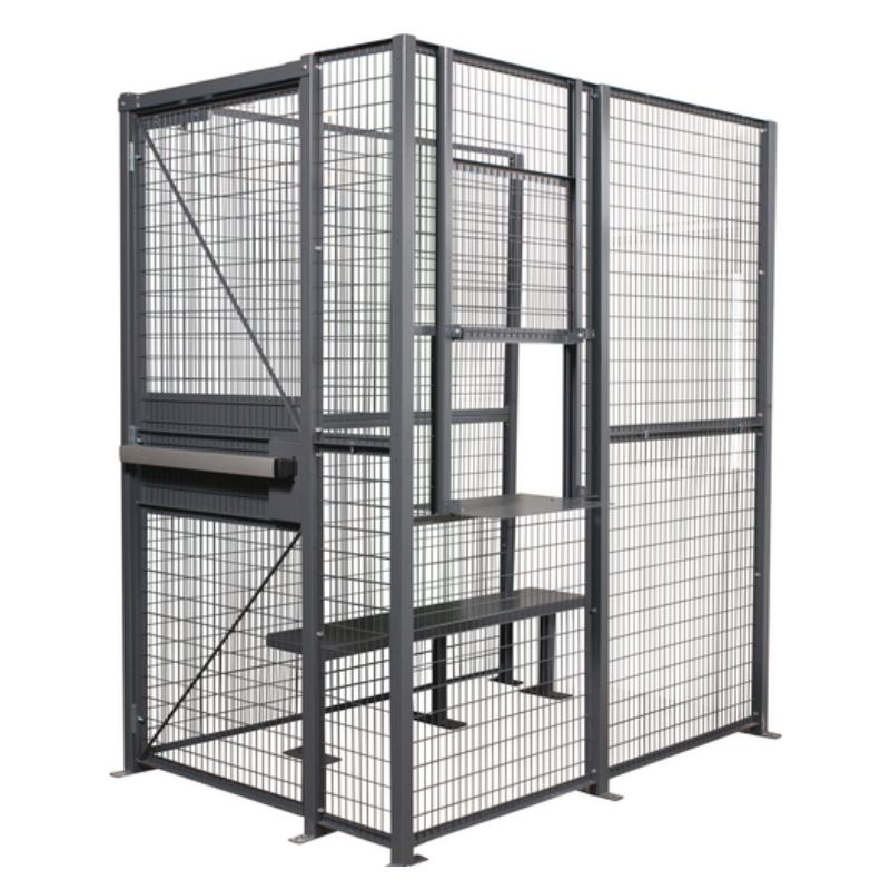Vestil WPC-D-4X6-3 Driver-Trucker Access Cage (1)